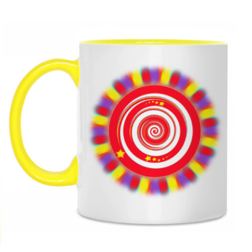 Кружка с принтом Солнце