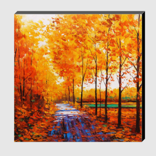 Холст 'Рыжая аллея'