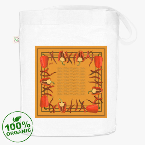 Сумка шоппер острые и сладкие перцы