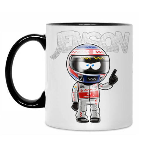 Кружка с принтом Jenson