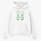 Толстовка худи оверсайз