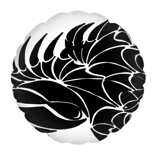 Подушка с принтом "Огренный краб"