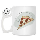 Кружка с футбольным мячиком