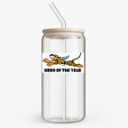 Банка с бамбуковой крышкой