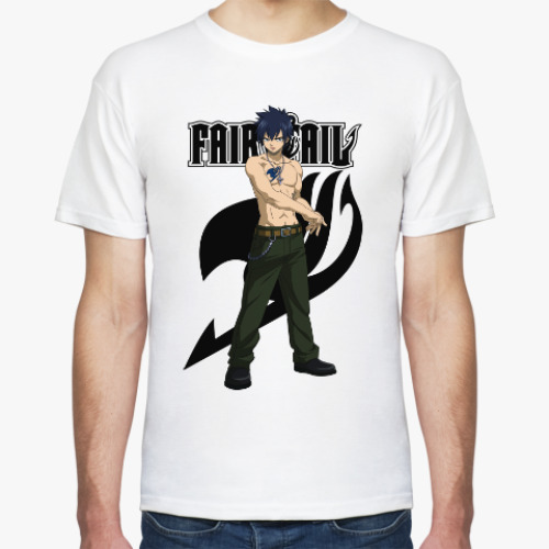 Футболка с принтом Грей Фуллбастер. Fairy Tail