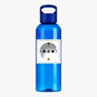 Прозрачная спортивная бутылка