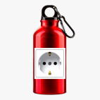 Металлическая бутылка 400 мл UV-DTF