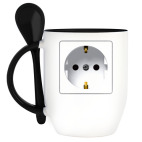 Кружка с ложкой