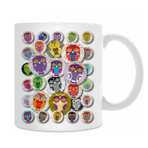 Кружка с принтом Совята