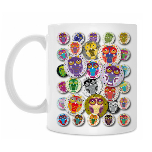 Кружка с принтом Совята