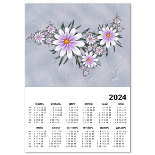 Календарь Нежные цветы