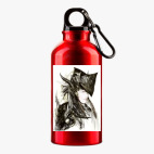 Металлическая бутылка 400 мл UV-DTF