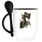 Кружка с ложкой