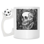 Кружка с футбольным мячиком