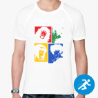 Мужская спортивная футболка