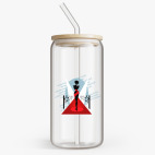 Банка с бамбуковой крышкой