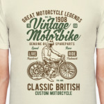 Vintage Motorbike Classic British Biker