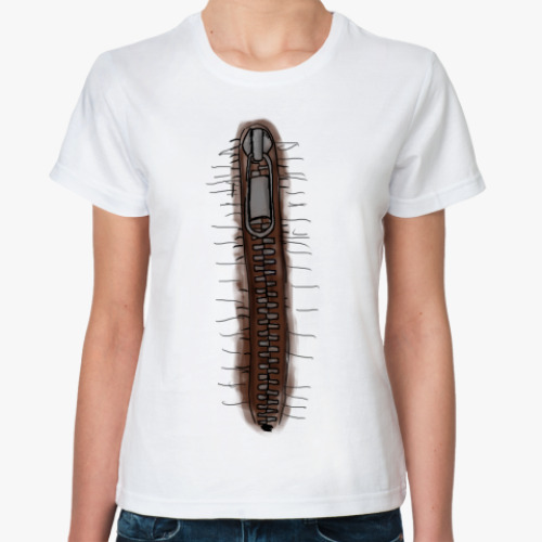 Классическая футболка с принтом   9