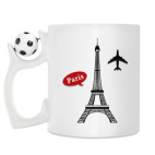 Кружка с футбольным мячиком