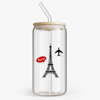 Банка с бамбуковой крышкой