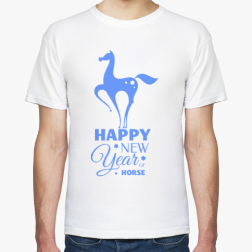 Футболка с принтом Год лошади 2014