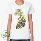 Женская футболка органик