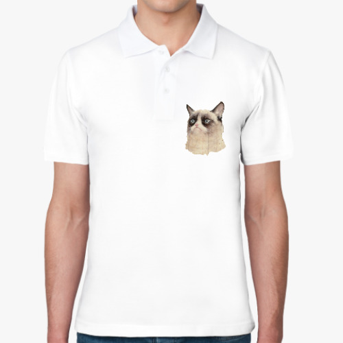 Рубашка поло Grumpy Cat / Сердитый Кот
