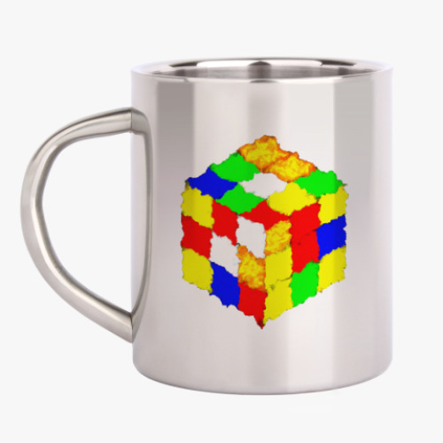 Кружка металлическая Кубик Рубика