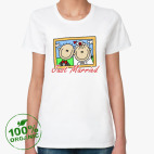 Женская футболка органик