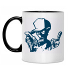 Кружка двухцветная