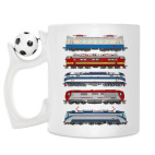 Кружка с футбольным мячиком