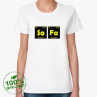 Женская футболка органик