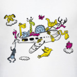 Самолет  футболка