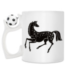 Кружка с футбольным мячиком