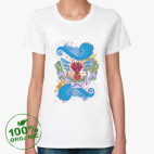 Женская футболка органик