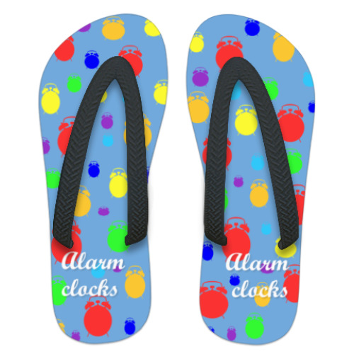 Шлепанцы (сланцы)  'Будильники'