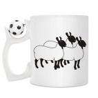 Кружка с футбольным мячиком