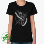 Женская футболка органик