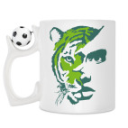 Кружка с футбольным мячиком