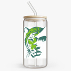 Банка с бамбуковой крышкой