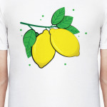 lemon with leaves