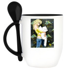 Кружка с ложкой