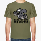 Классическая футболка Play with my nuts