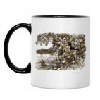 Кружка двухцветная