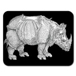 Носорог. Тушь.Графика