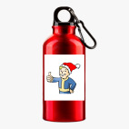 Металлическая бутылка 400 мл UV-DTF