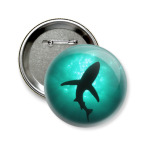 Значок 58 мм Акула