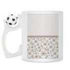 Кружка с футбольным мячиком