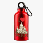 Металлическая бутылка 400 мл UV-DTF