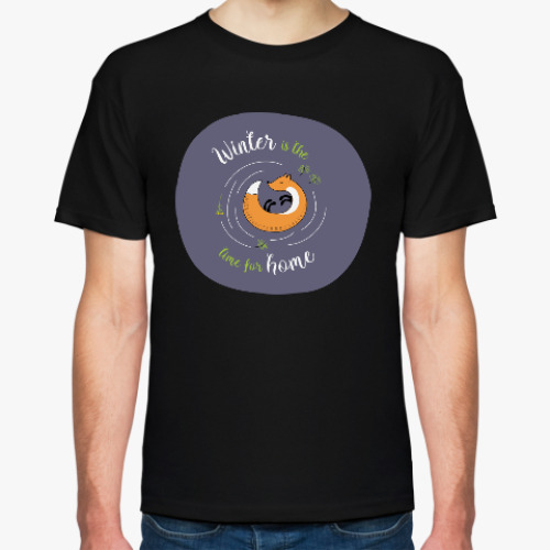 Футболка с принтом Лиса